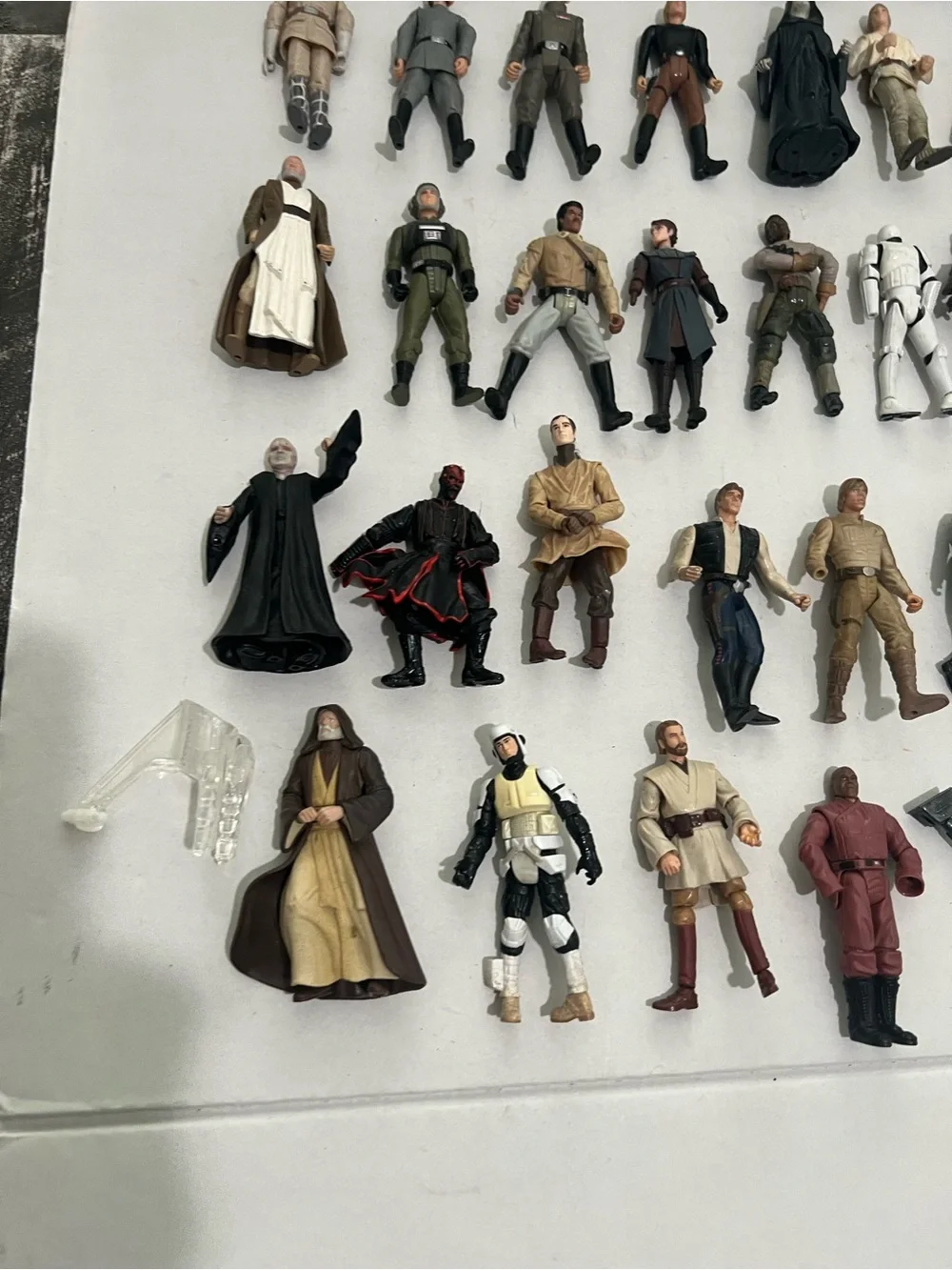 Star Wars Action Figure Lot - Black, Brown, White, Tan